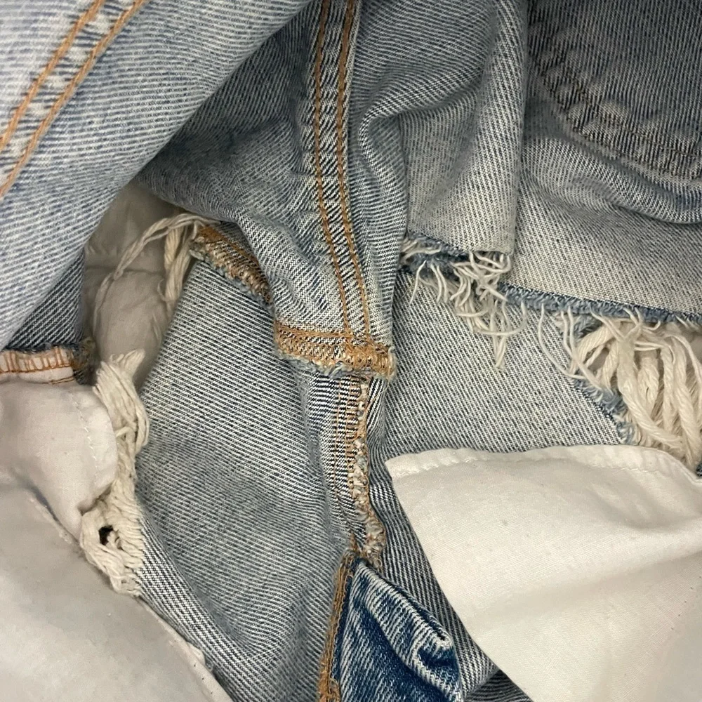 Zara Distressed Denim Women's Shorts